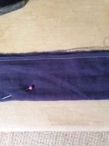 Stitch Seam on Long Strips