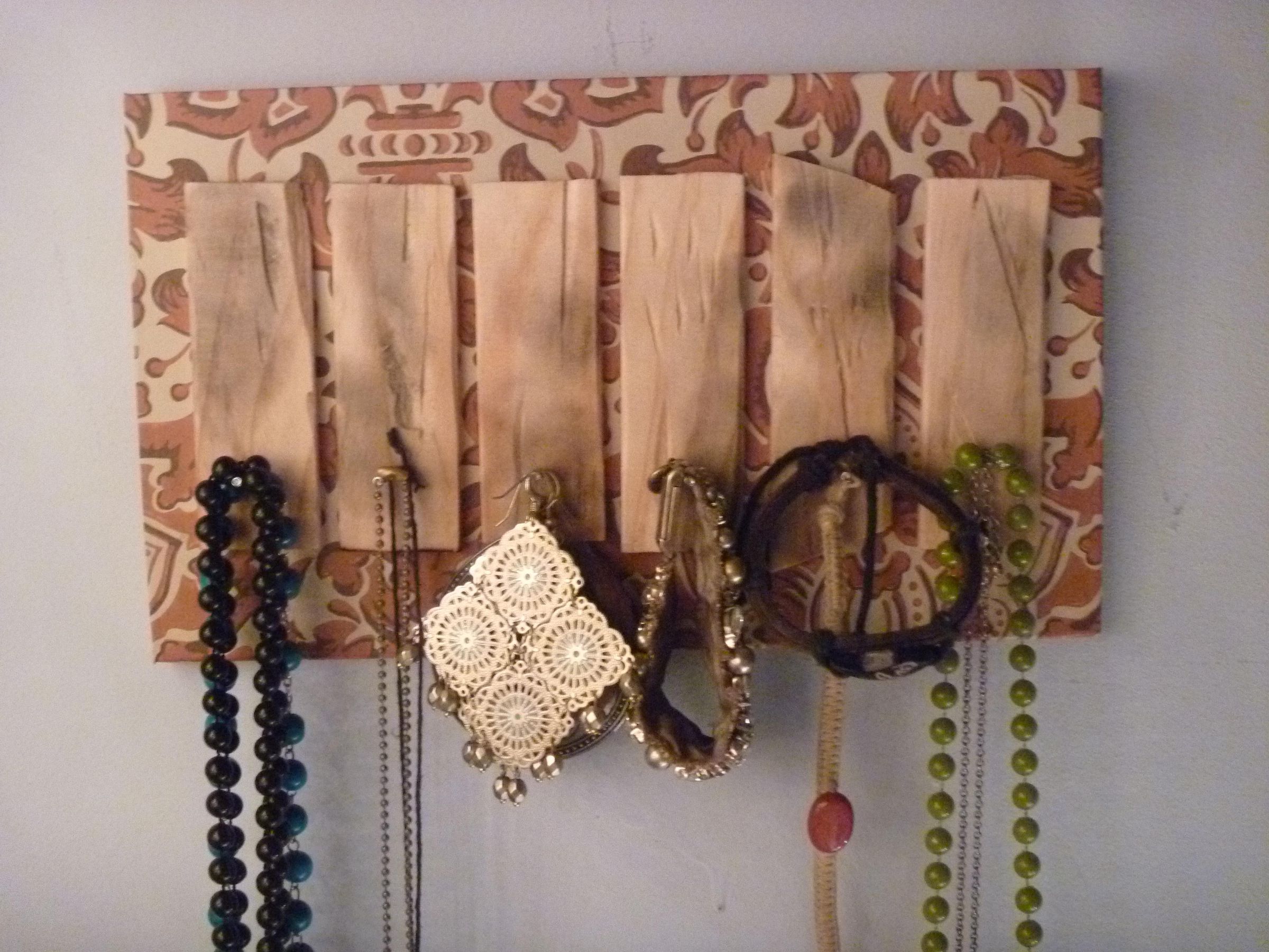 DIY Jewelry Hanger