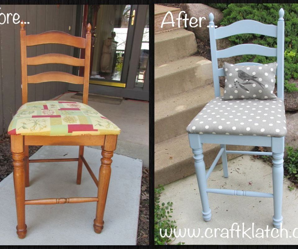 Garbage to Gorgeous Chair Makeover
