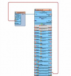 In Visuino Add & Set Components