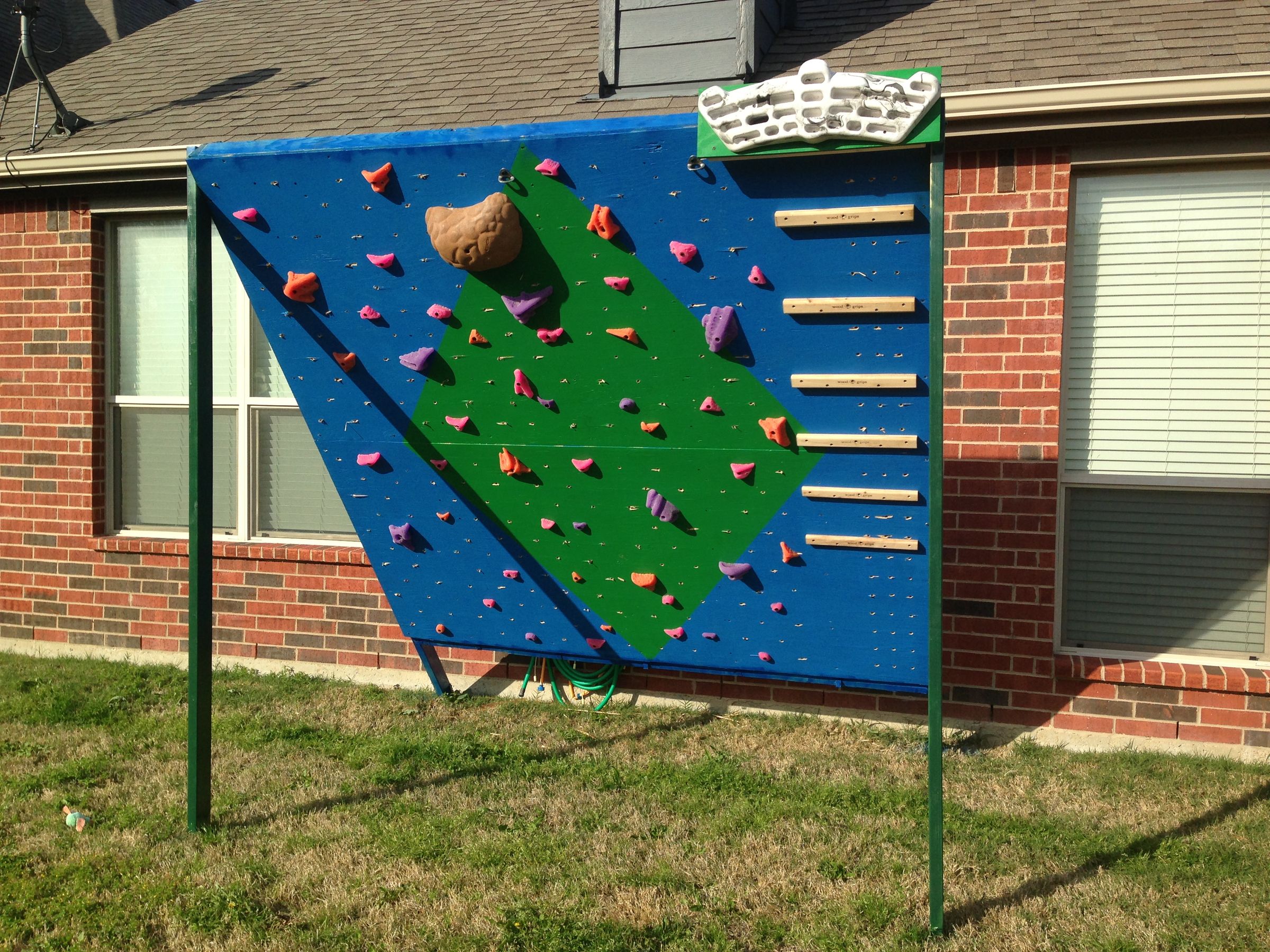 Backyard Climbing and Training Wall