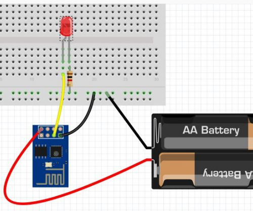 Simple LED Blink Using ESP8266