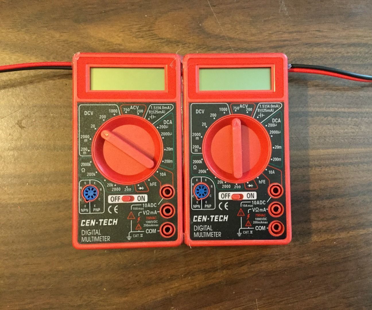 Wattmeter Using 2 Meters