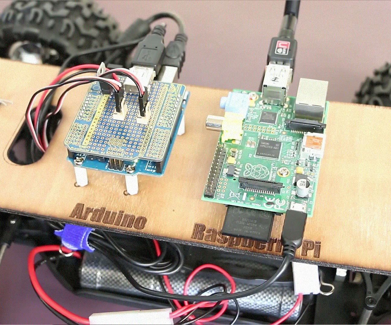 Controlling RC Car Via a Web Interface