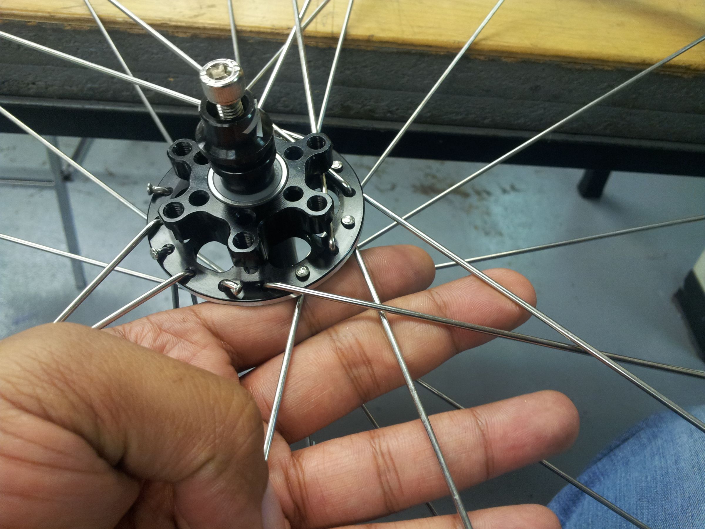 Menlo Park Building a Bicycle Wheel 5 Steps (with Pictures