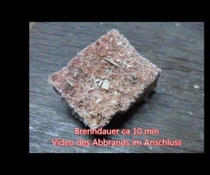 DIY Kaminanzünder Firestarter