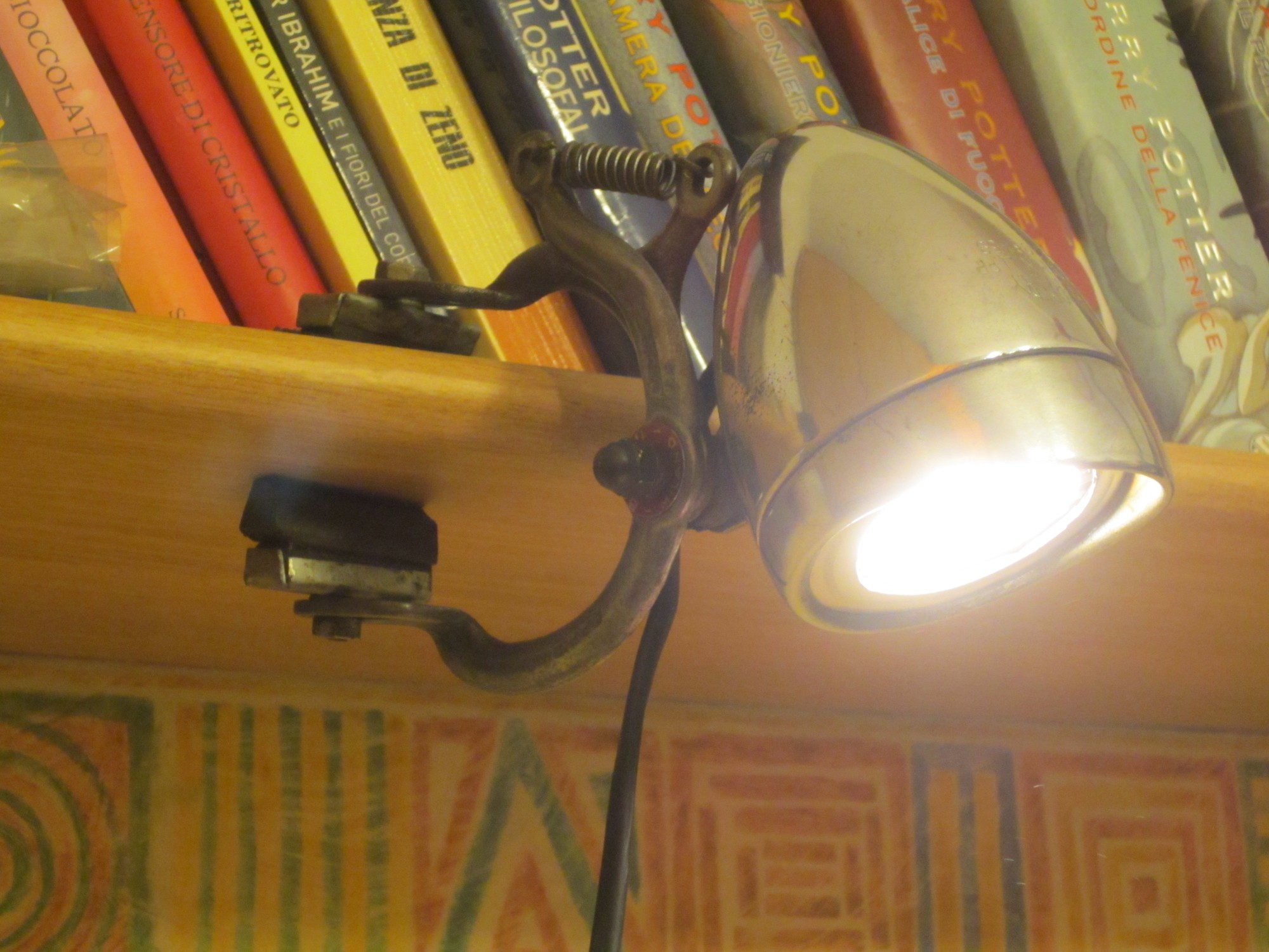 Bicycle Headlight Shelf Lamp