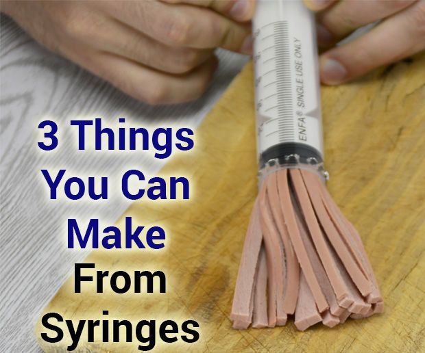 3 Things You Can Make From Syringes