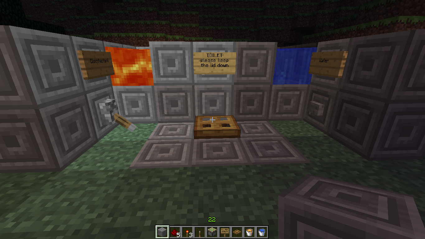 Minecraft Toilet!