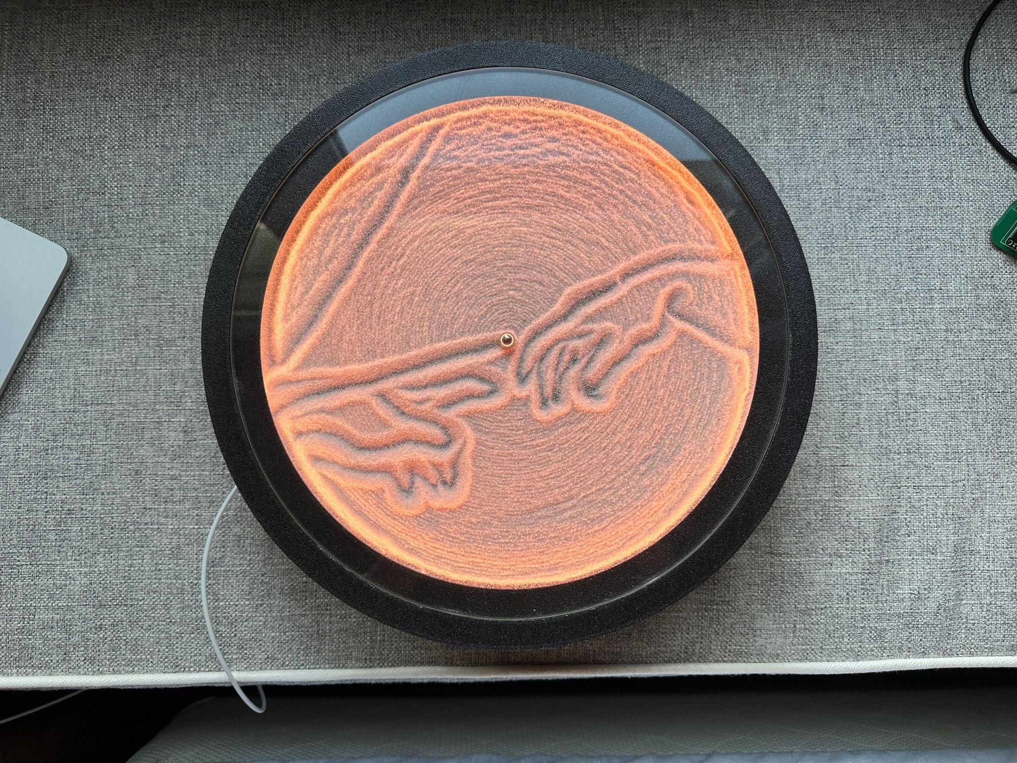 ESP32Powered Tabletop Sand Drawing Robot 14 Steps (with