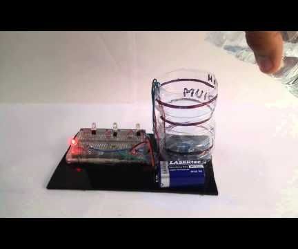 Water Level Indication Using Combination of three NPN Transistors