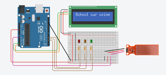 Testing Water Level Sensor : Arduino UNO + HW-038 Water Level Sensor ...