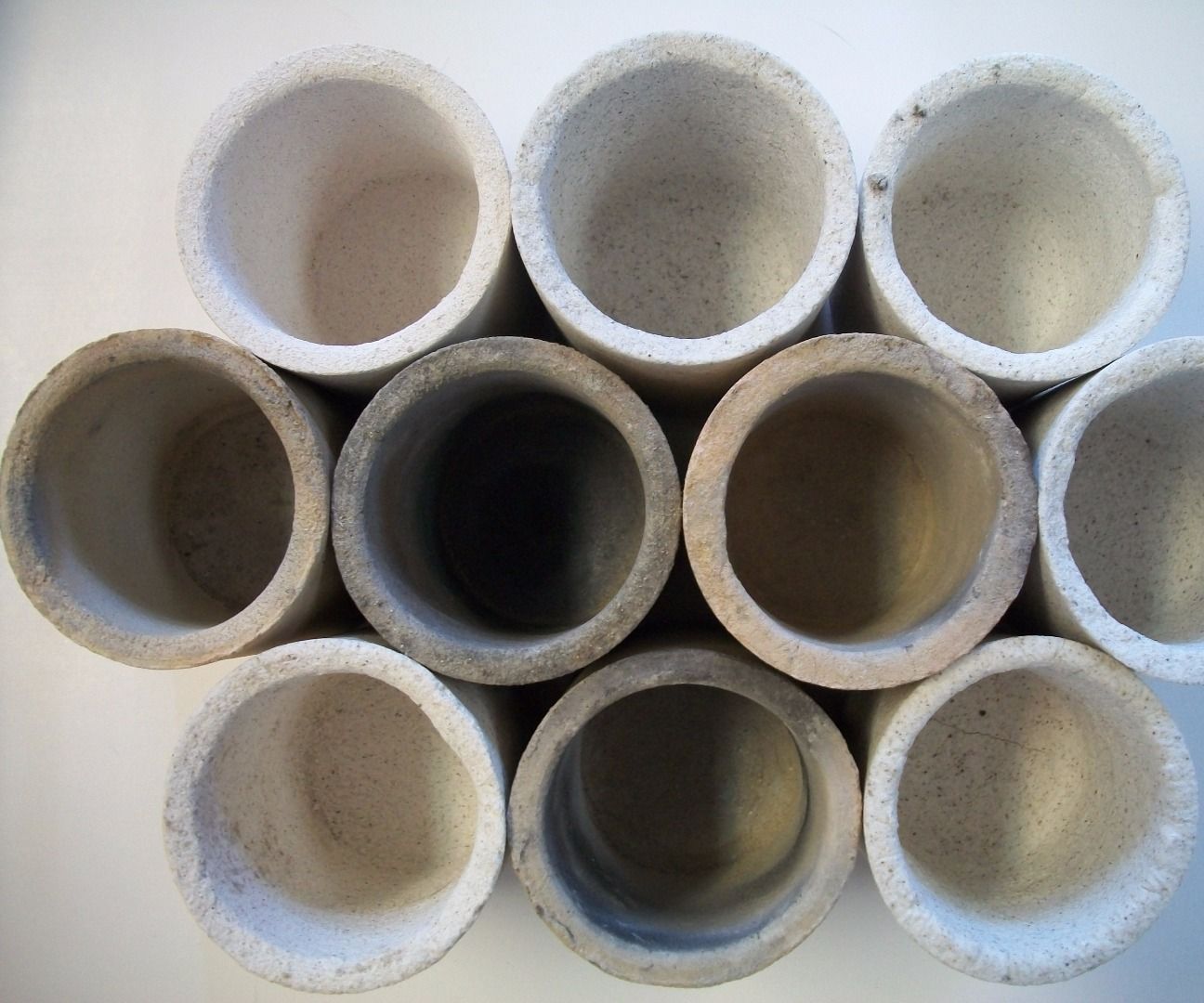 Make a clay crucible mold