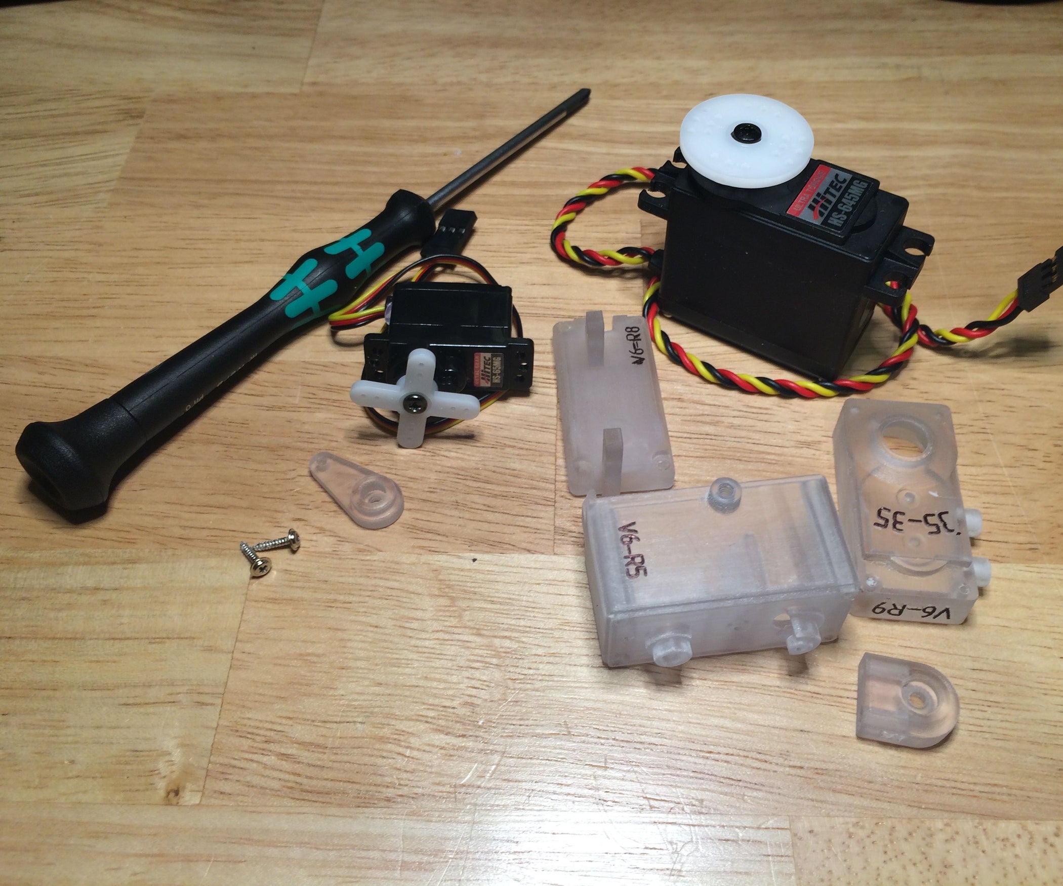 3D Printed RC Servo Case (Hitec HS645MG) 13 Steps Instructables