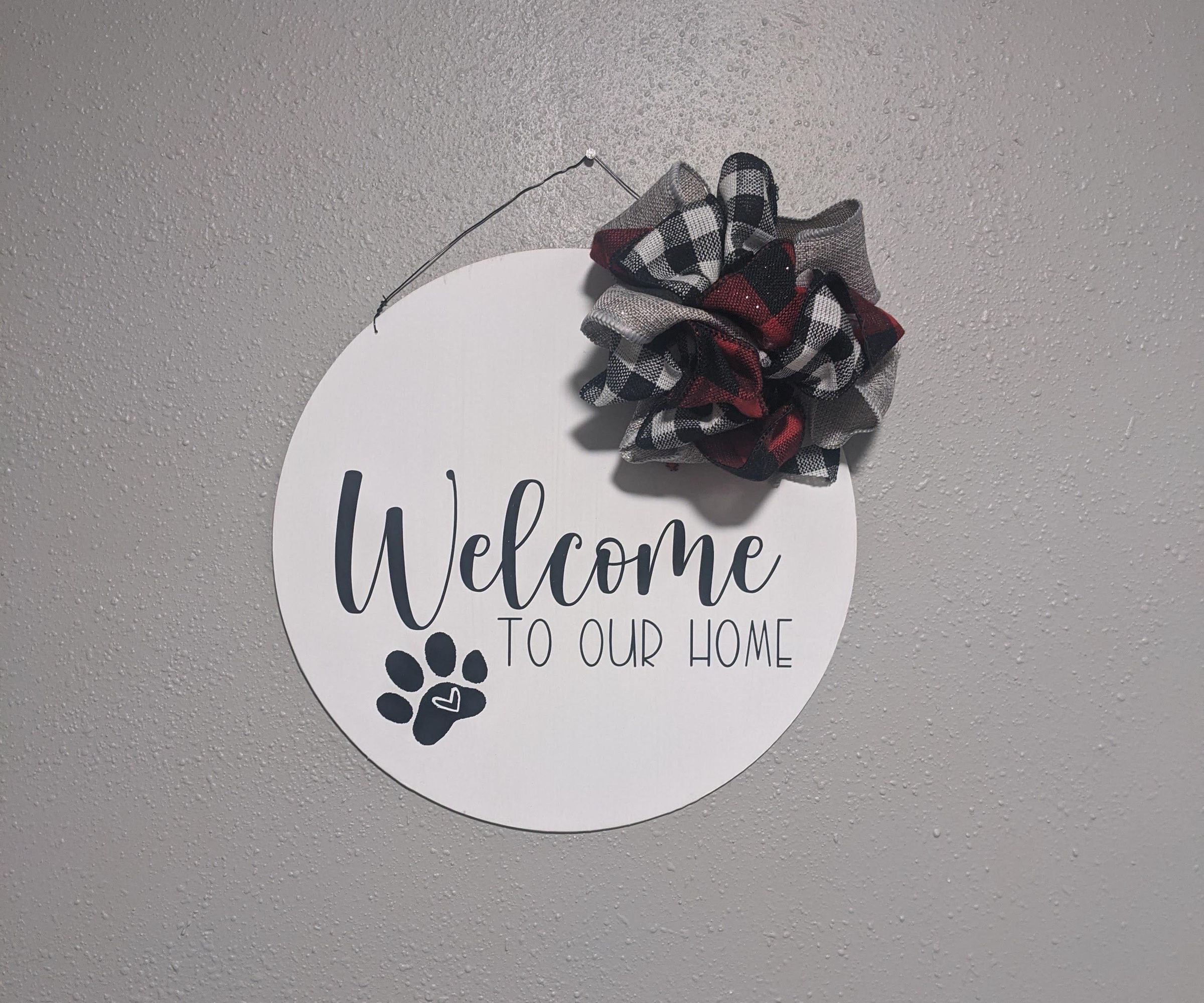 How to Make a Hanging Welcome Sign