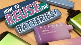 how much is elf bar vape How to Reuse Disposable Vape Lithium Batteries : 6 Steps