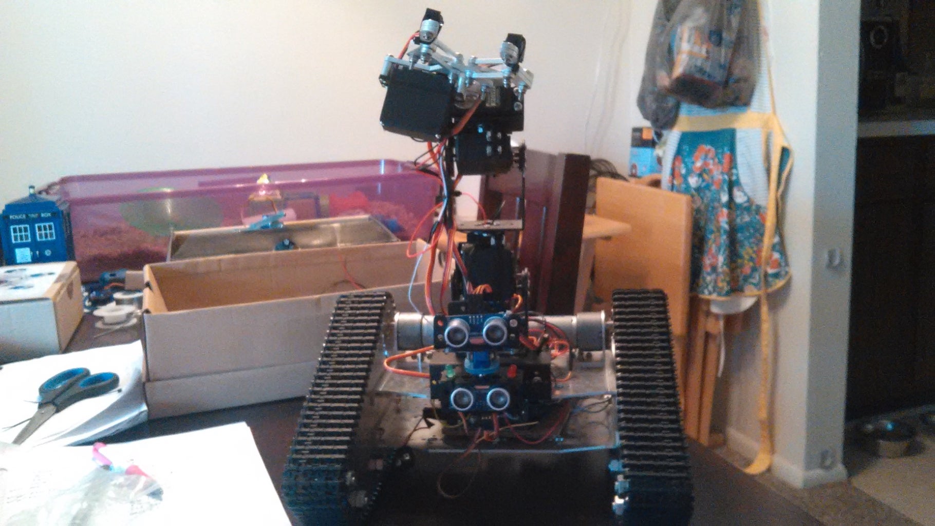 Autonomous Tank W/ Robotic Arm(Arduino, Bluetooth) : 8 Steps ...
