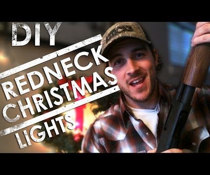 Shotgun Shell Christmas Lights DIY