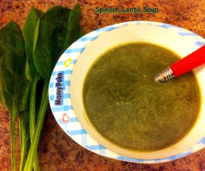 Spinach Lentil Soup