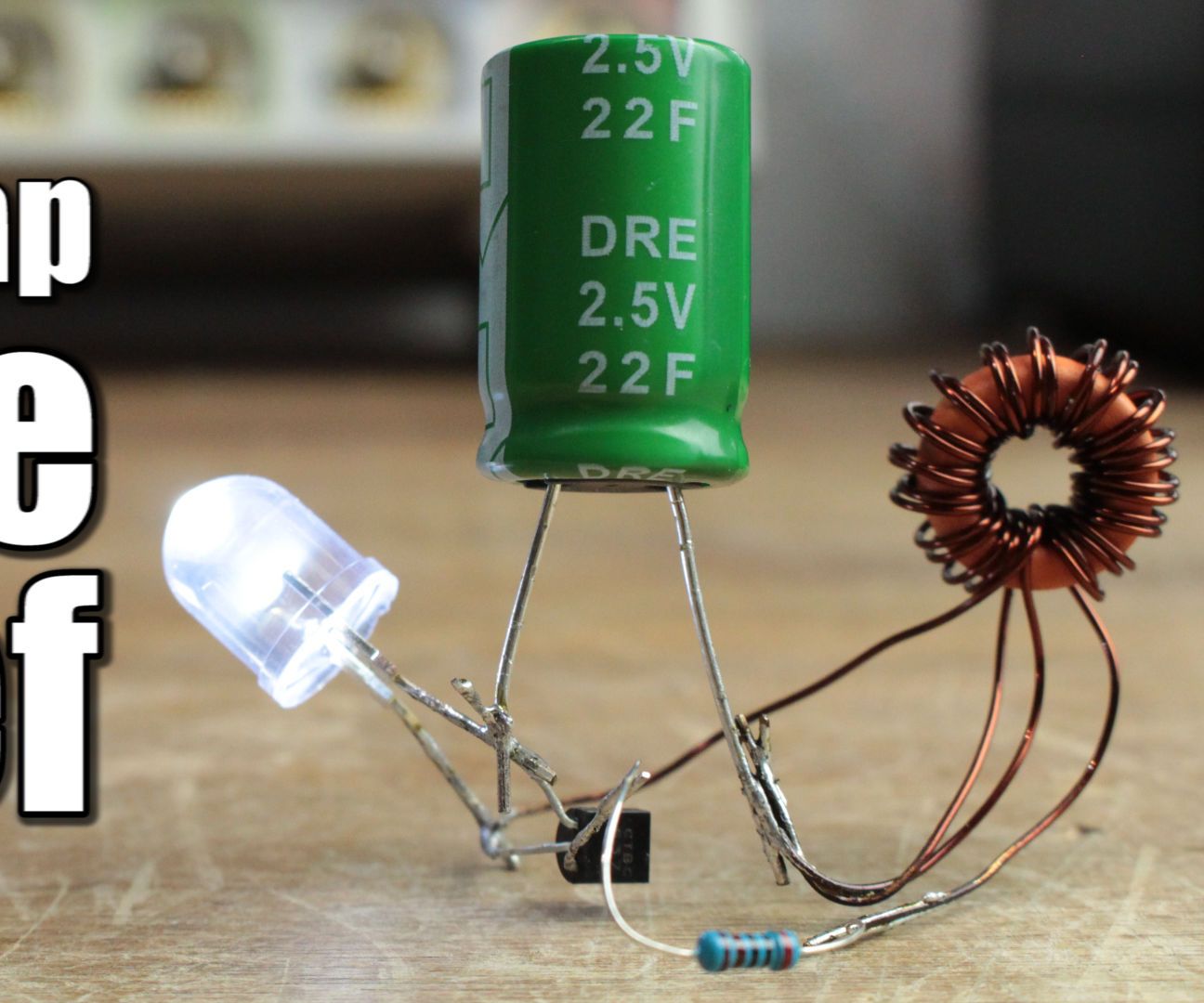 Supercapacitor Joule Thief