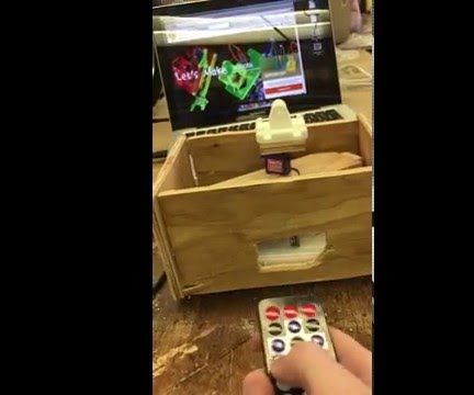 Sweeping Remote Controlled Camera Mount