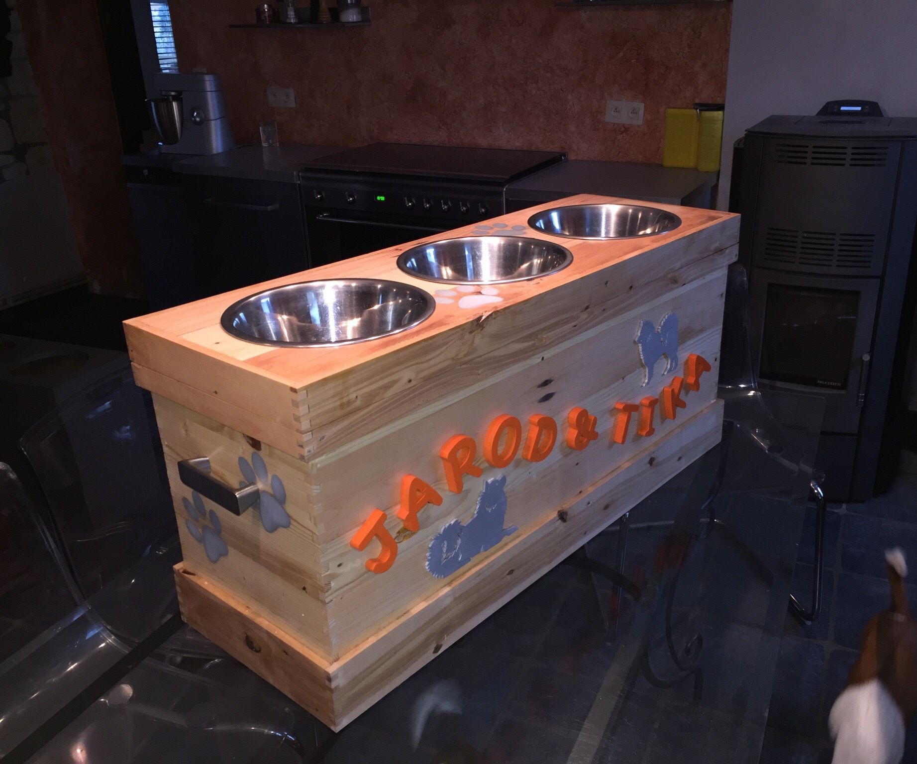 Dog Feeder With Storage for Dog Food