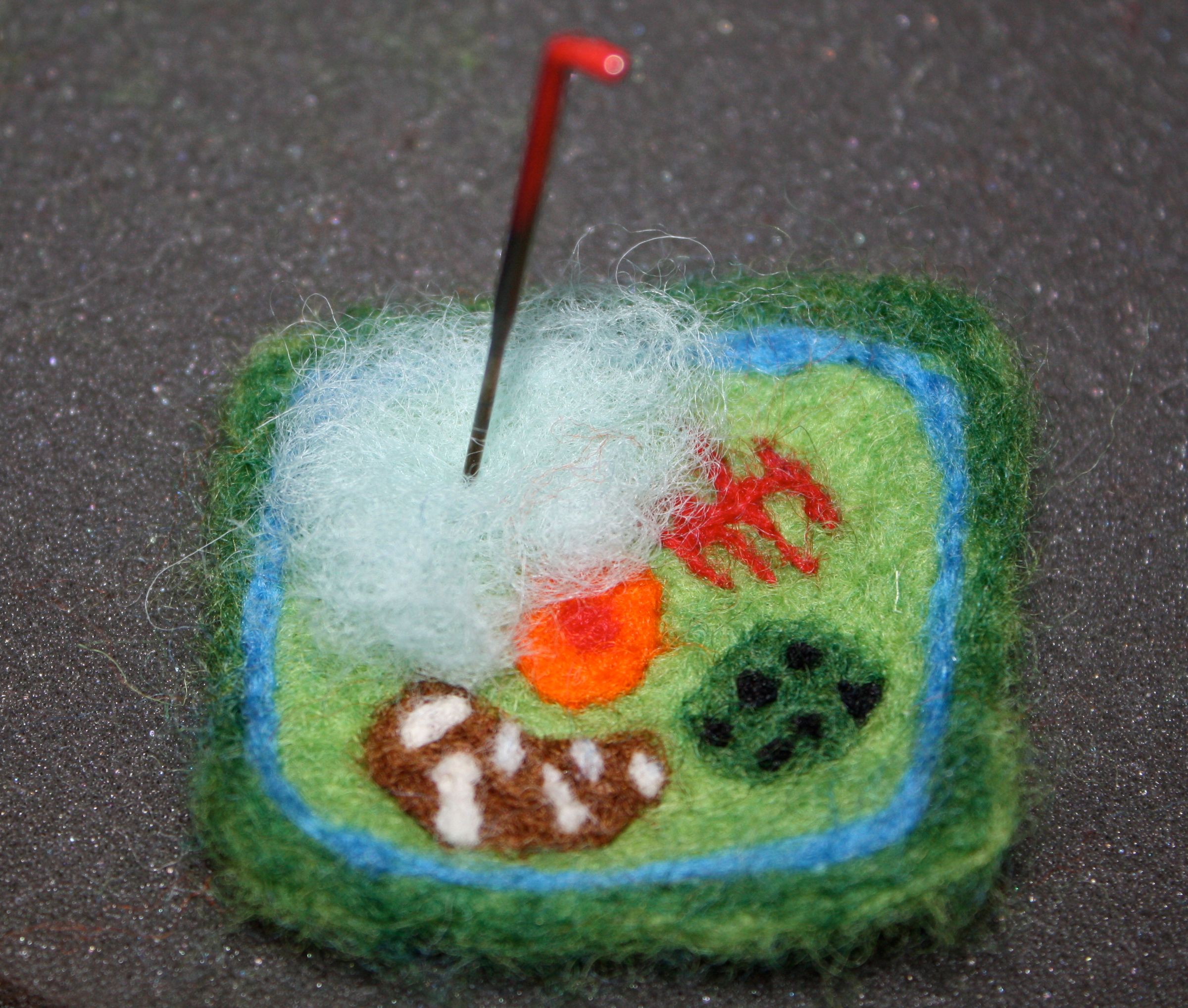 Needle Felted Plant Cell 11 Steps (with Pictures) Instructables