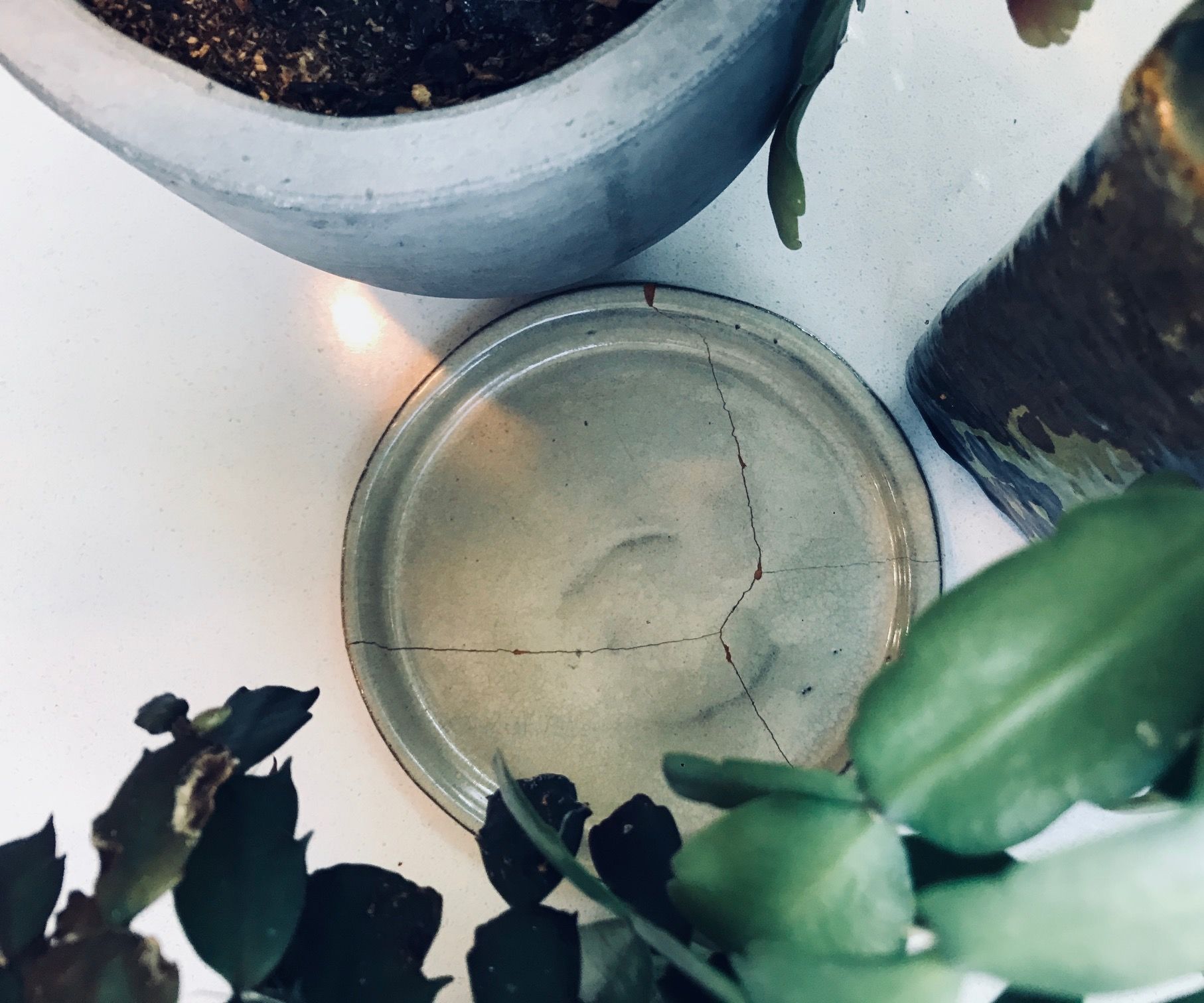 Kintsugi Pot Base Repair