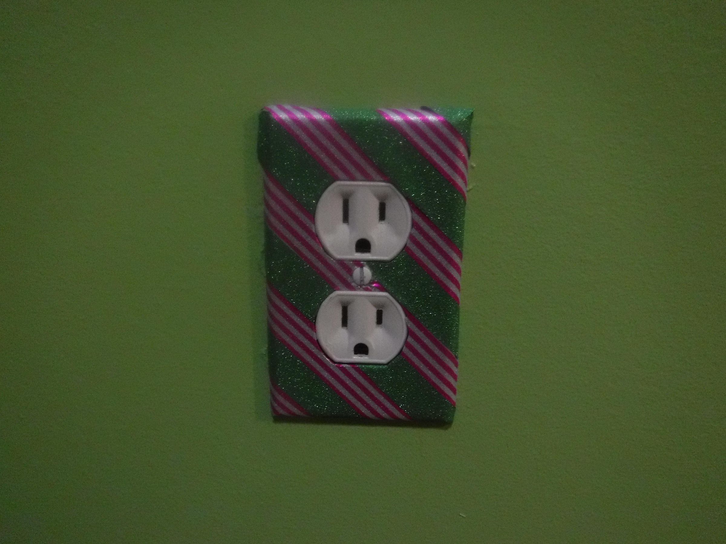 Washi Tape Outlet Cover 3 Steps Instructables