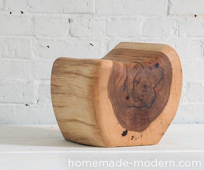 HomeMade Modern DIY Little Log Chair