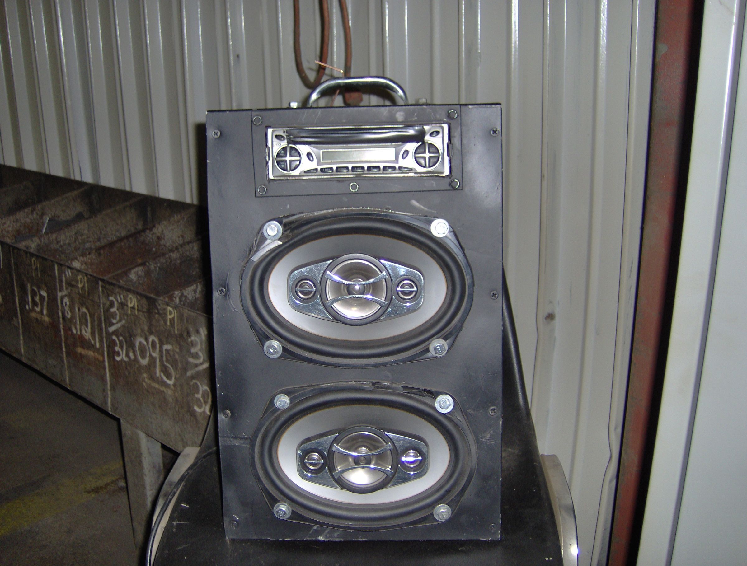 This Is a Couple of Pictures of a Homemade Shop Radio I Built