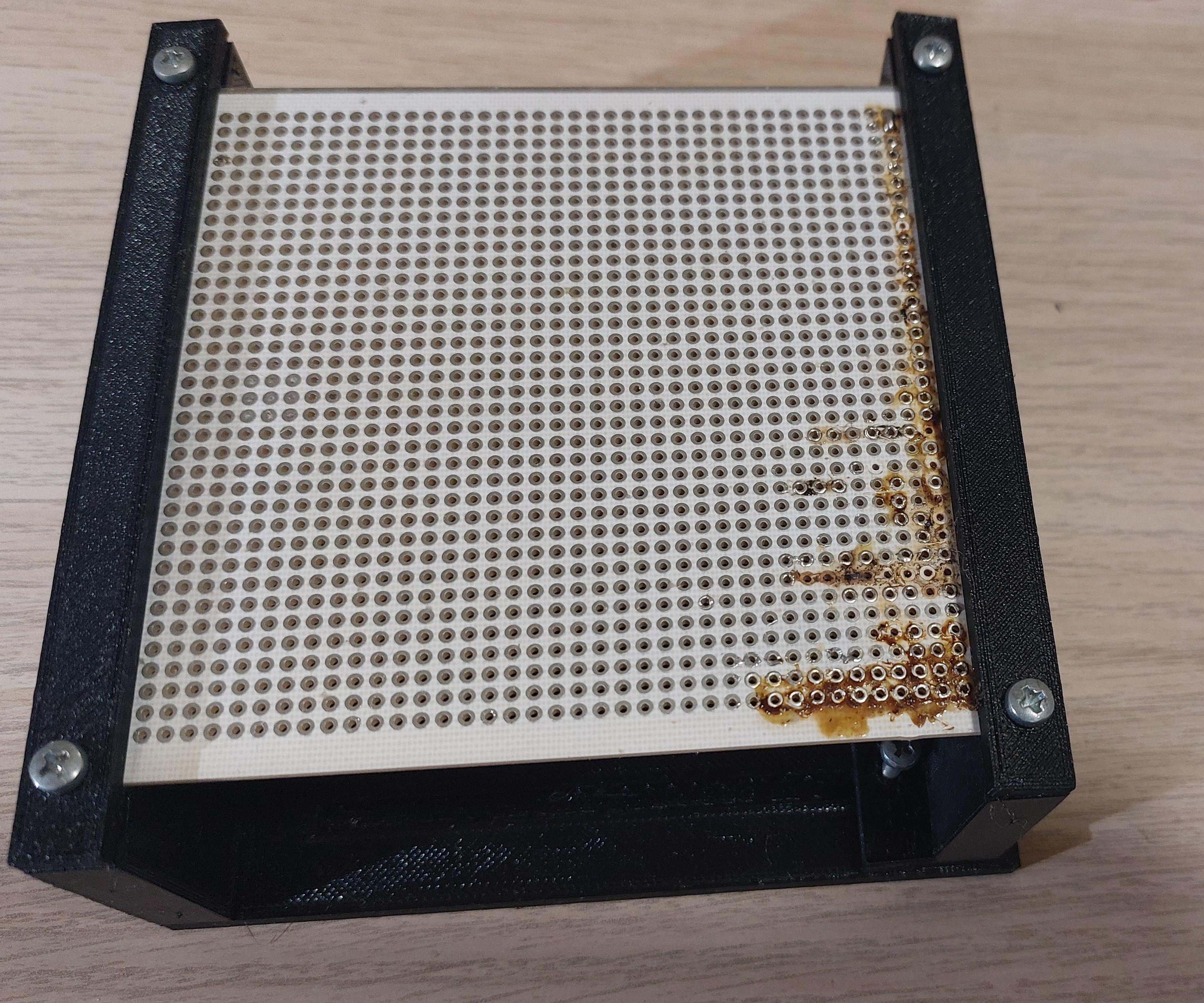 3D Printed Perfboard Holder