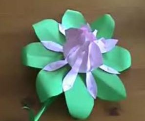 Paper Flower .Easy Way. 