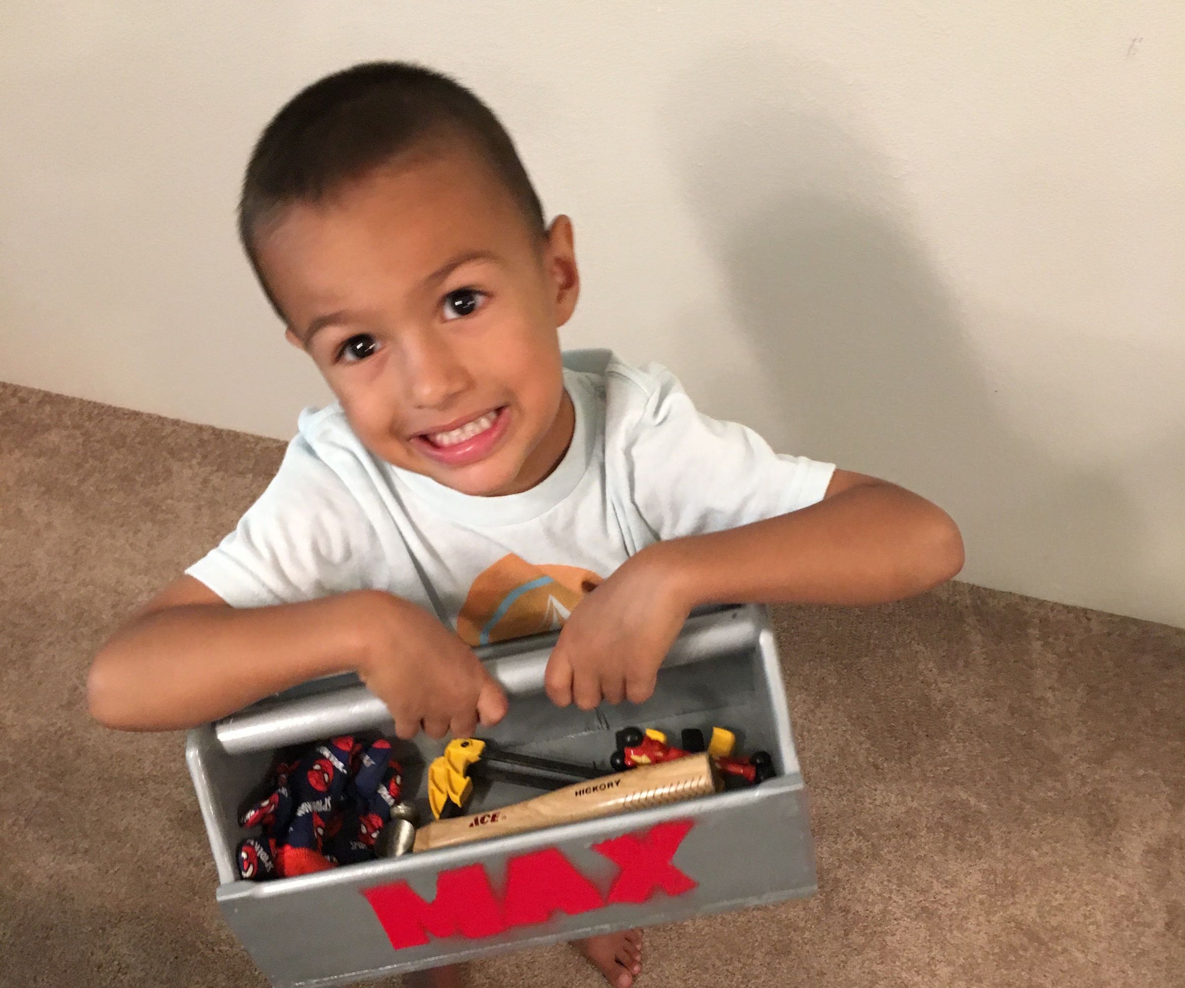 Father and Son's First Toolbox