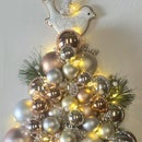 DIY 3D Bauble Christmas Tree Art