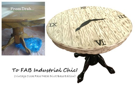 DIY Industrial Chic Table Transformation!