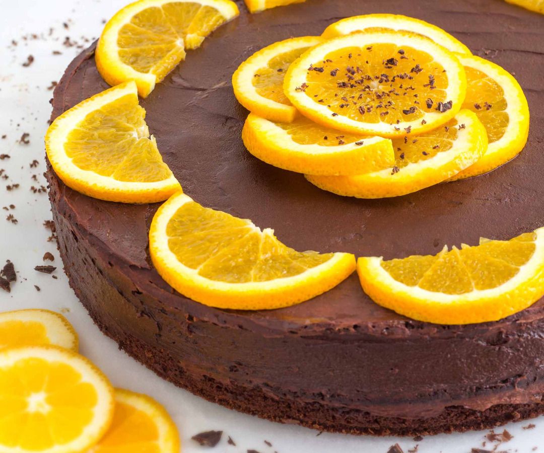Dark Chocolate Orange Cake With Chia Seeds