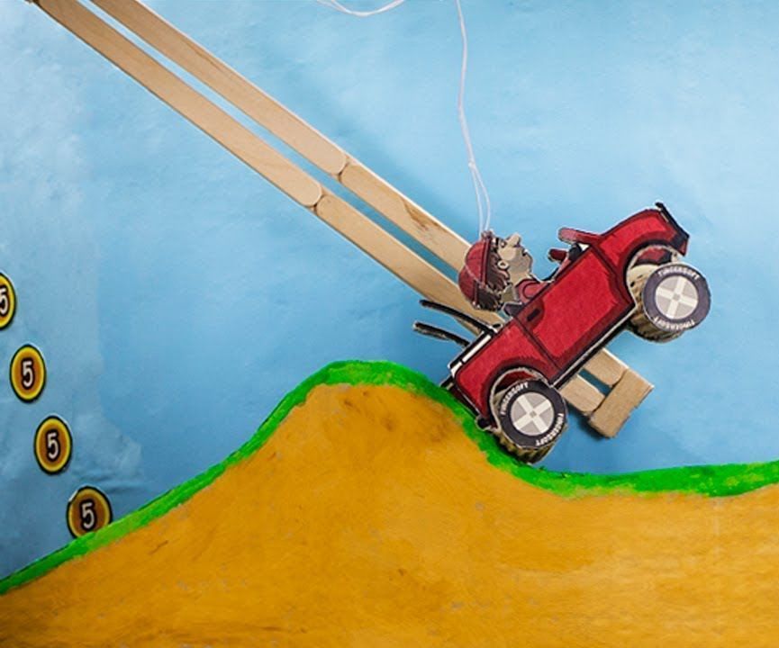 Hill Climb Cardboard Racing | DIY
