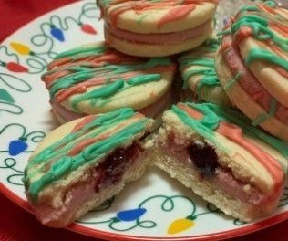 Hidden Raspberry Sandwich Cookies