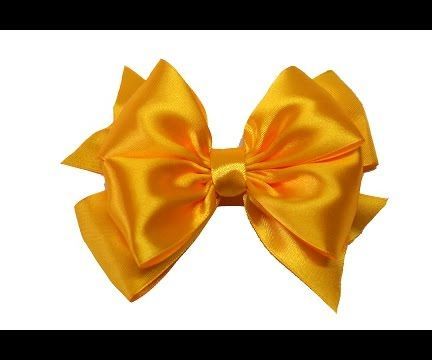 Do It Yourself - How to Make Easy Bow of Satin Ribbon / DIY Beauty and Easy