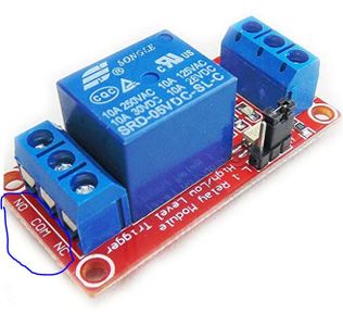 Wire the 12V Side of the Relay