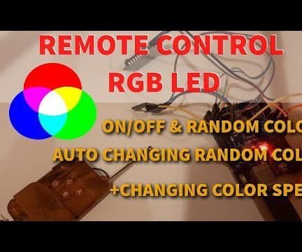 Arduino Ambient Light With 433MHz RF Remote Control