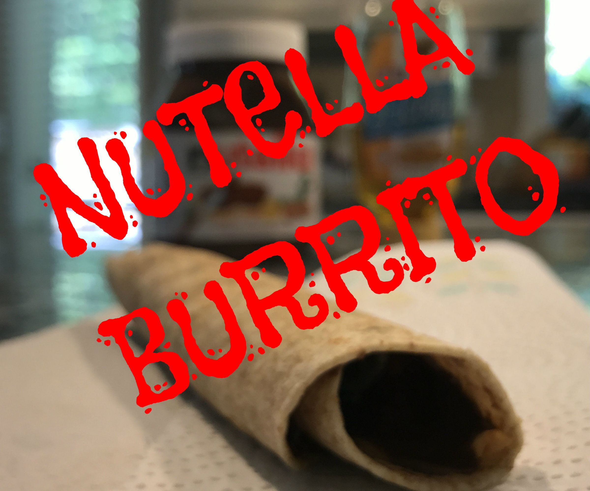 Nutella Honey Wrap Burrito