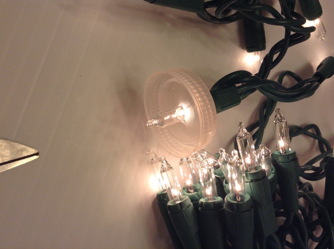 Decorating a String of Lights 