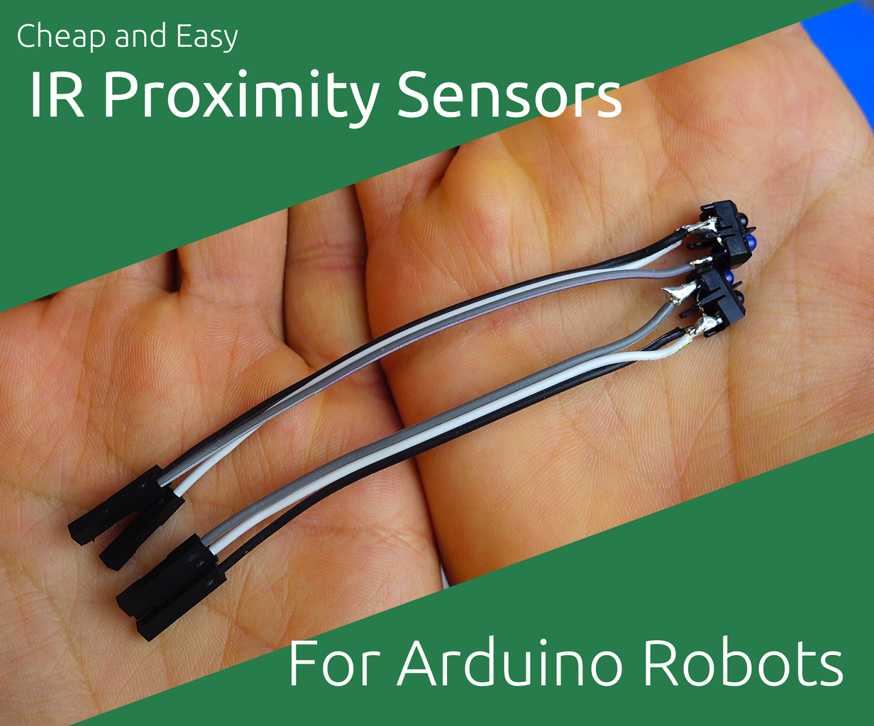 Cheap IR Proximity Sensors for Arduino Robots