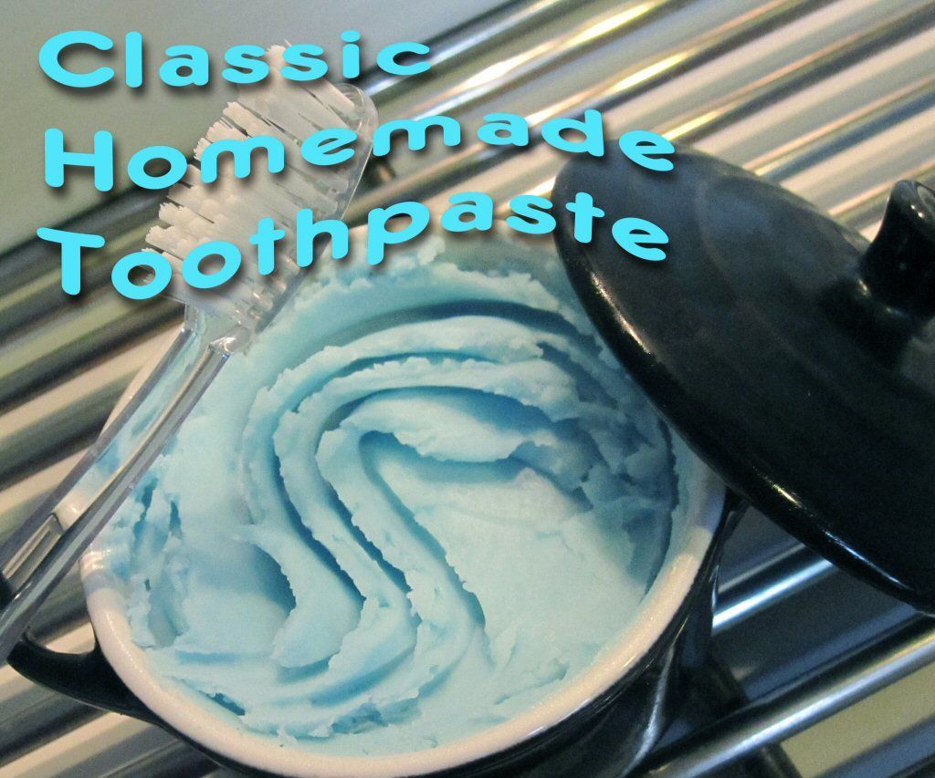 Classic Homemade Toothpaste