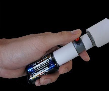 How to Make a Flashlight Using PVC Tube , Homemade DIY