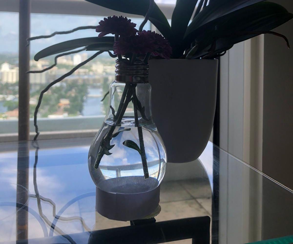 Lightbulb Vase DIY
