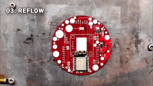 Internet Clock PCB Assembly