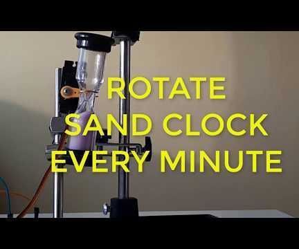 Rotate Sand CLOCK Every Minute Using Servo Motor - Arduino